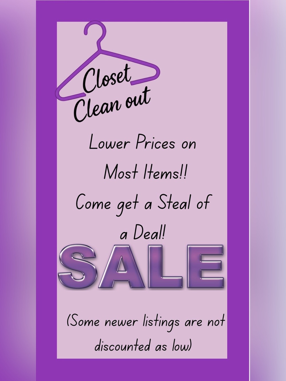 Closet Clean Out Sale!!! NWT, NWOT AND GENTLY USED!
